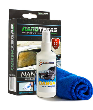 Nano danga priekiniam automobilio stiklui Nanowiper ir danga nuo rasojimo Antifog